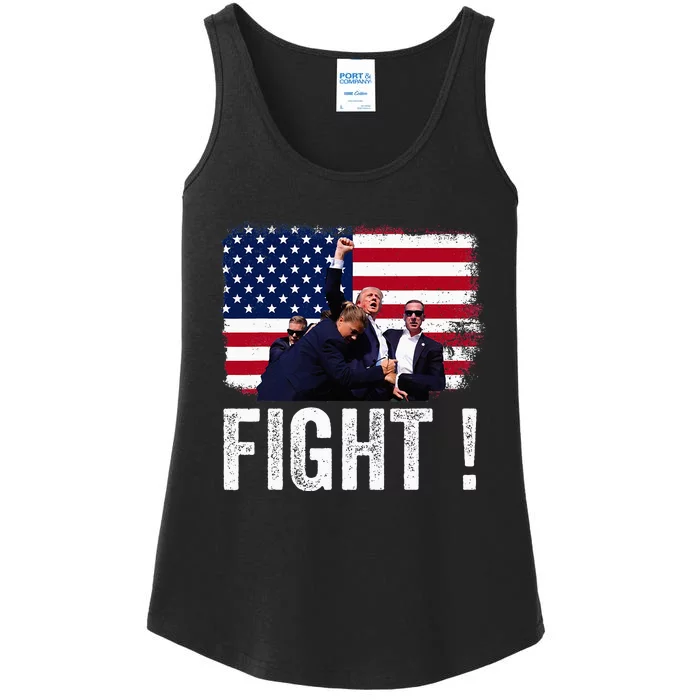 Trump 2024 Fight Vote Trump 2024 Ladies Essential Tank