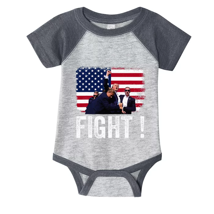 Trump 2024 Fight Vote Trump 2024 Infant Baby Jersey Bodysuit