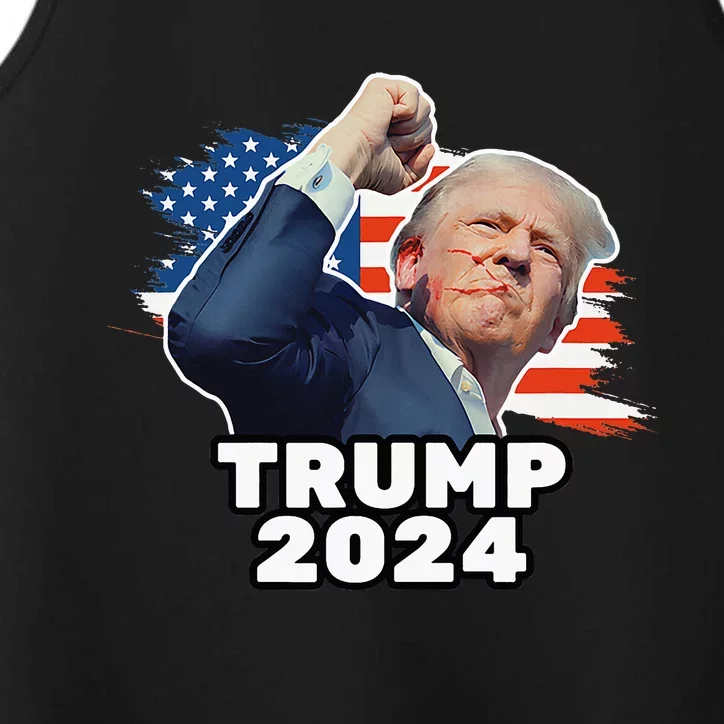 Trump 2024 Fist Pump Performance Tank