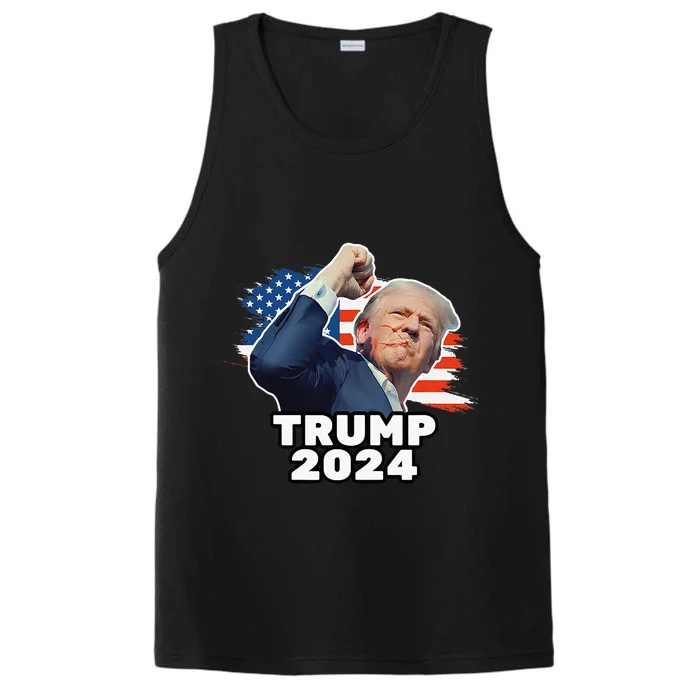 Trump 2024 Fist Pump Performance Tank