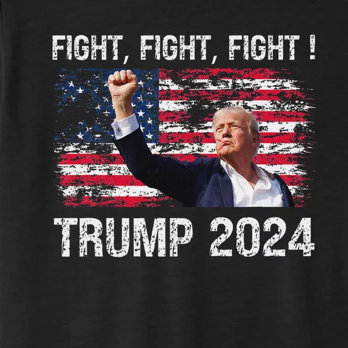 Trump 2024 Fight President Election Bold Design ChromaSoft Performance T-Shirt