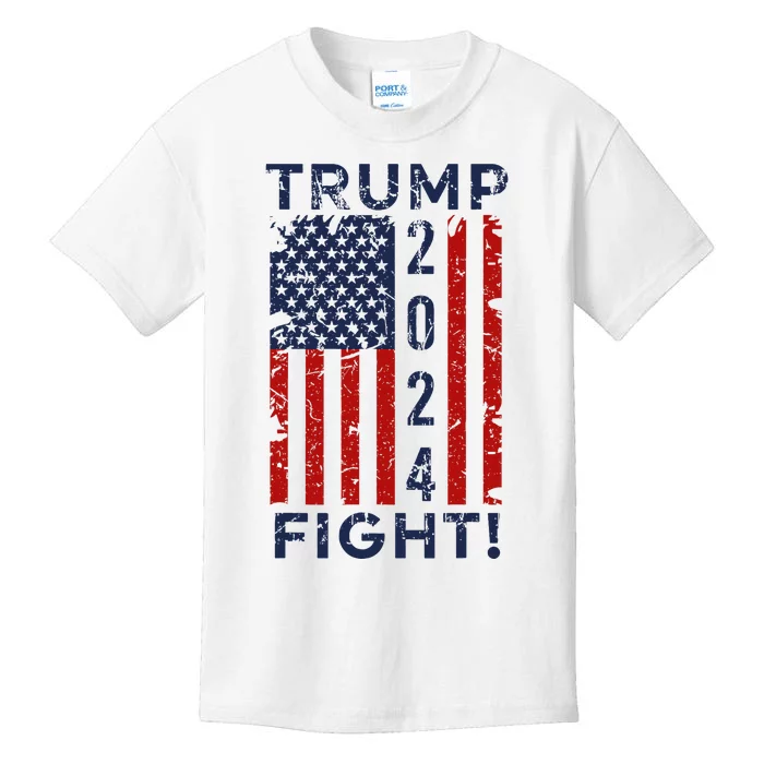 Trump 2024 Fight Fight Fight Kids T-Shirt