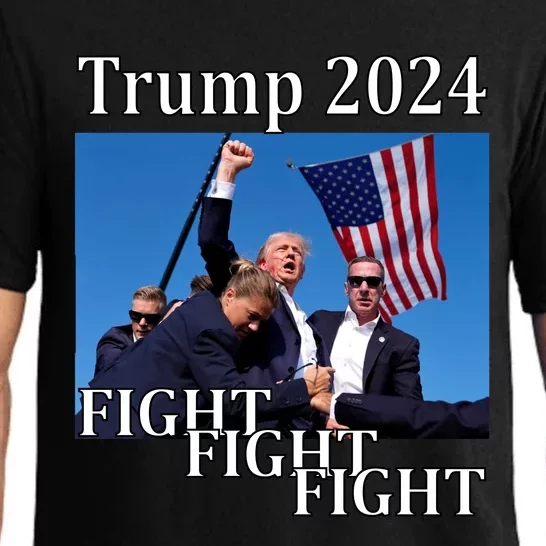 Trump 2024 Fight Fight Fight For Your Country Assassination Attempt Pajama Set