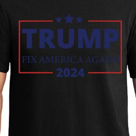 Trump 2024 Fix America Again Pajama Set