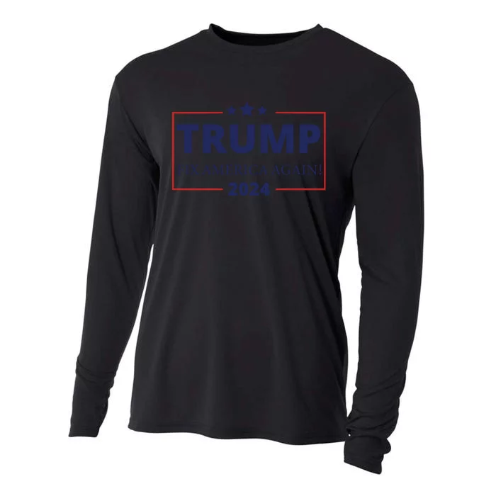 Trump 2024 Fix America Again Cooling Performance Long Sleeve Crew