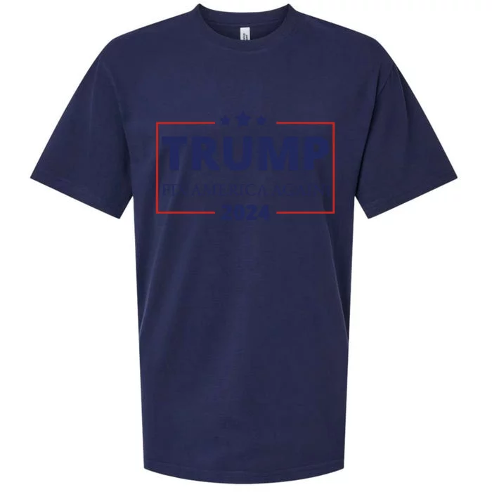 Trump 2024 Fix America Again Sueded Cloud Jersey T-Shirt