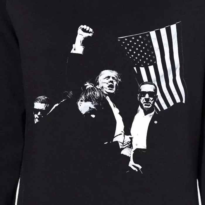 Trump 2024 Fear Not American Hero Fight Fight Fight Maga Womens California Wash Sweatshirt