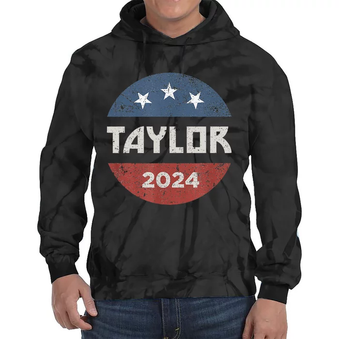 Taylor 2024 First Name Personalized Tie Dye Hoodie