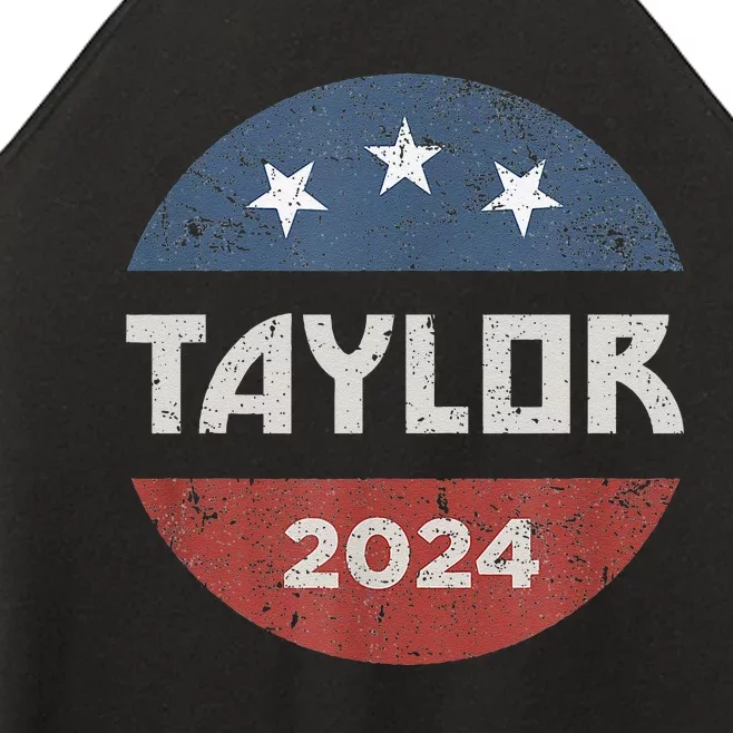 Taylor 2024 First Name Personalized Women’s Perfect Tri Rocker Tank