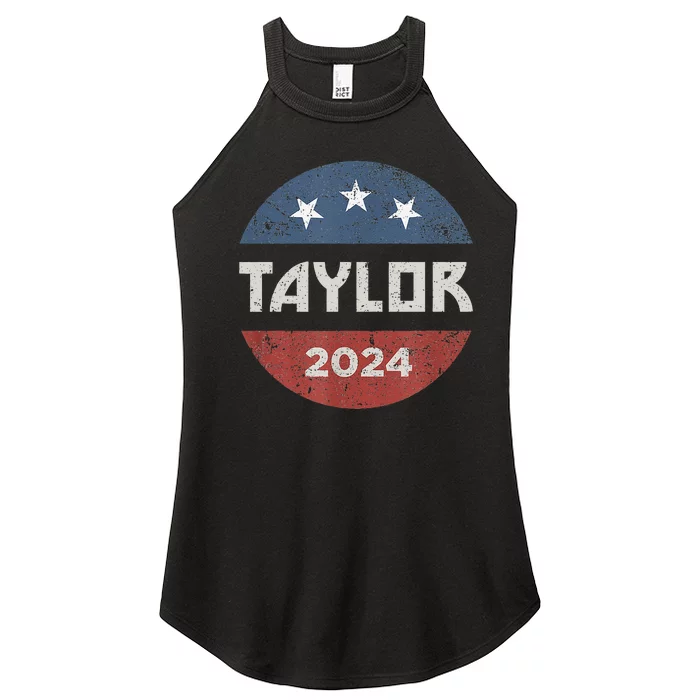 Taylor 2024 First Name Personalized Women’s Perfect Tri Rocker Tank