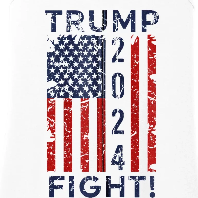 Trump 2024 Fight Fight Fight Trump President Election 2024 Ladies Essential Tank