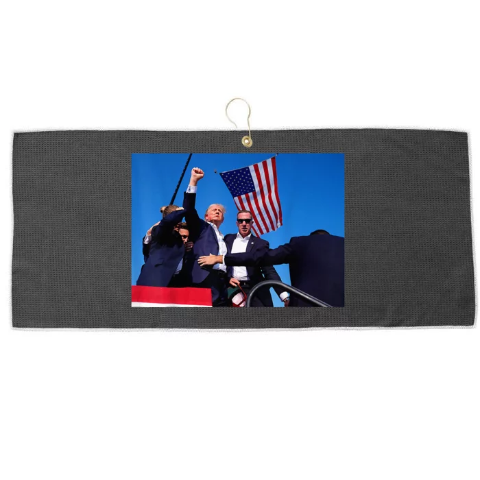 Trump 2024 Fist Pump Gift Large Microfiber Waffle Golf Towel