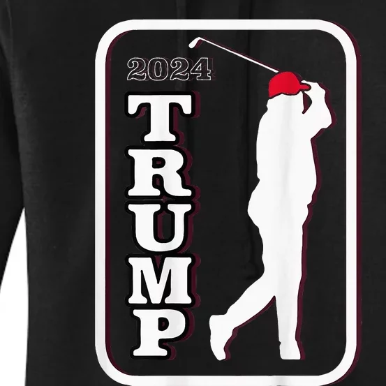 Trump 2024 Golf Women's Pullover Hoodie