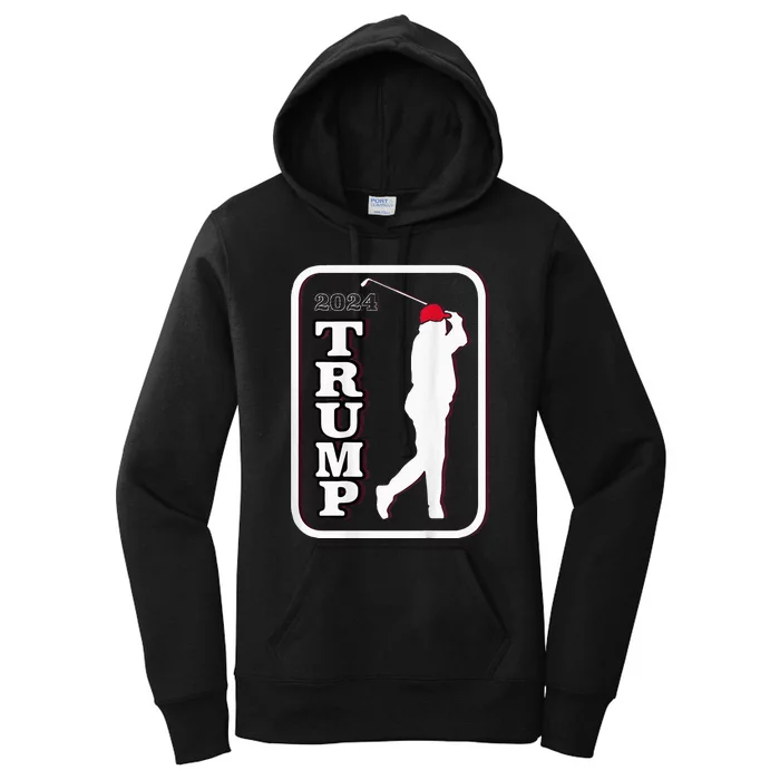 Trump 2024 Golf Women's Pullover Hoodie