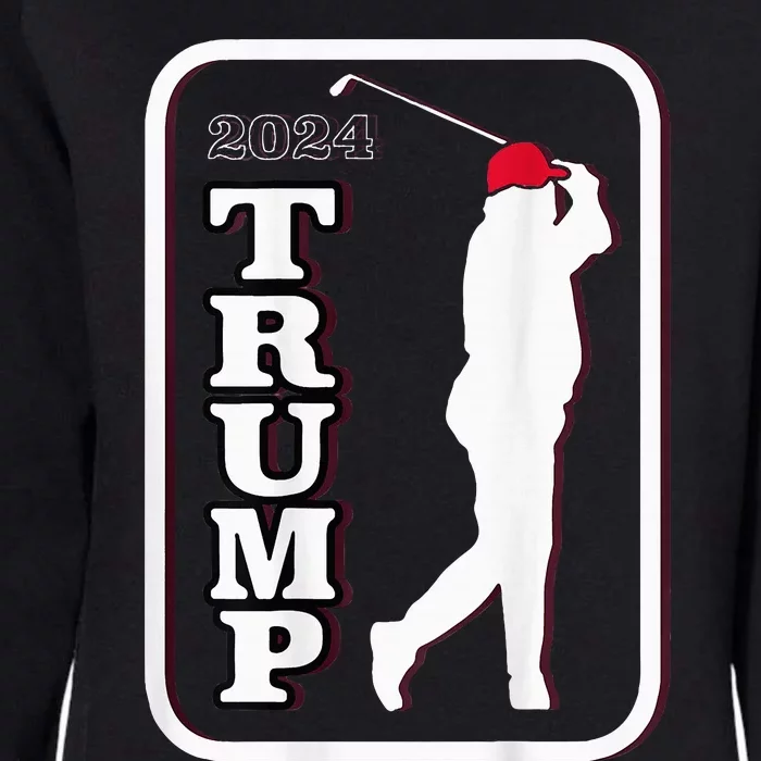 Trump 2024 Golf Womens California Wash Sweatshirt