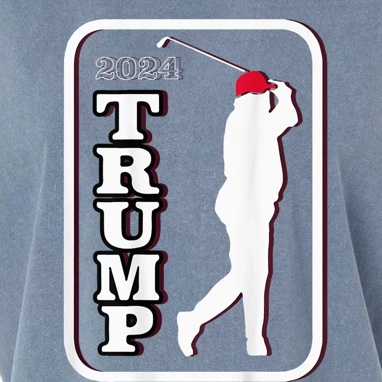 Trump 2024 Golf Garment-Dyed Women's Muscle Tee