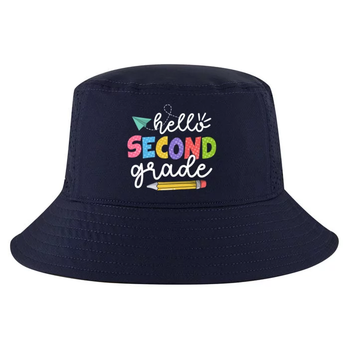 Team 2Nd Grade Squad Hello Second Grade Teacher Gift Cool Comfort Performance Bucket Hat