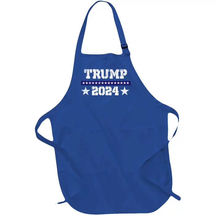 Trump 2024 Great Gift Make Liberals Cry Again! Gift Full-Length Apron With Pocket