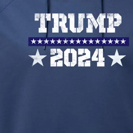 Trump 2024 Great Gift Make Liberals Cry Again! Gift Performance Fleece Hoodie