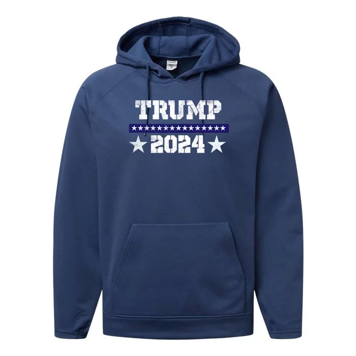 Trump 2024 Great Gift Make Liberals Cry Again! Gift Performance Fleece Hoodie