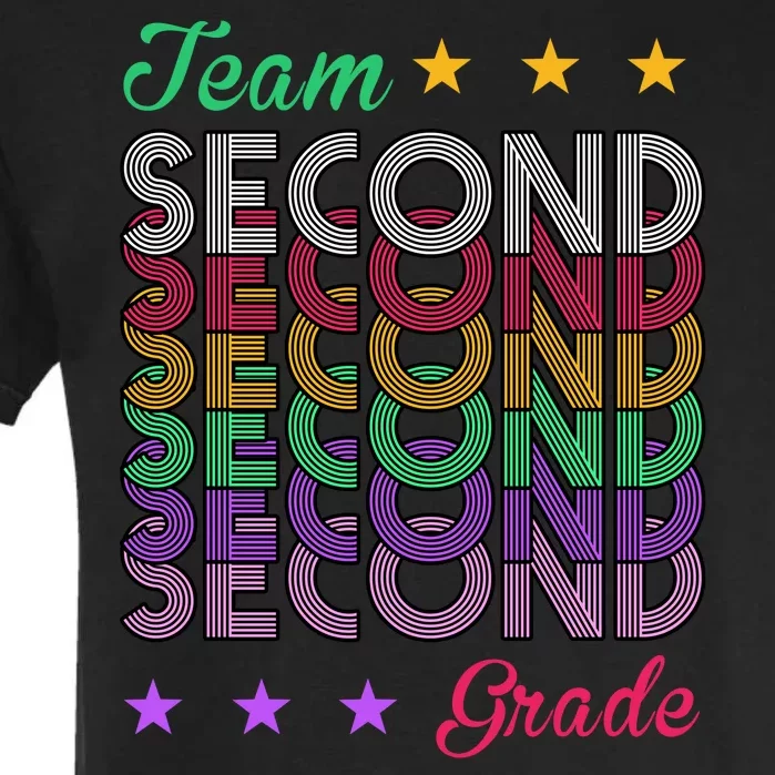 Team 2nd Grade Teacher Back To School Garment-Dyed Heavyweight T-Shirt