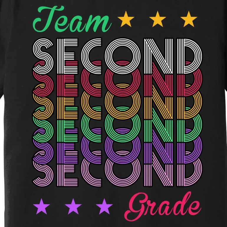 Team 2nd Grade Teacher Back To School Premium T-Shirt