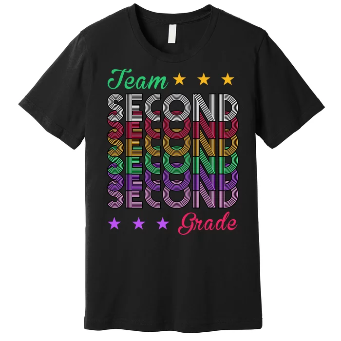 Team 2nd Grade Teacher Back To School Premium T-Shirt