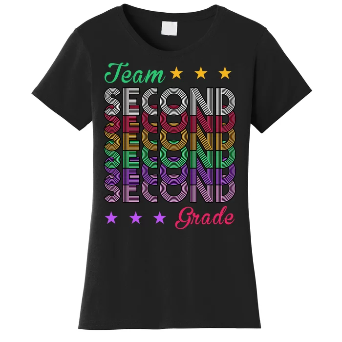 Team 2nd Grade Teacher Back To School Women's T-Shirt