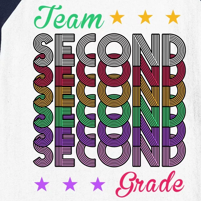 Team 2nd Grade Teacher Back To School Baseball Sleeve Shirt