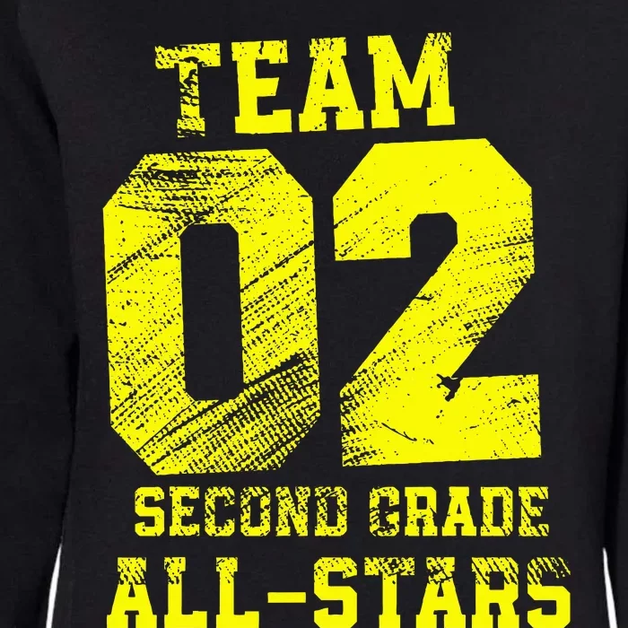 Team 2nd Grade Allstars Womens California Wash Sweatshirt