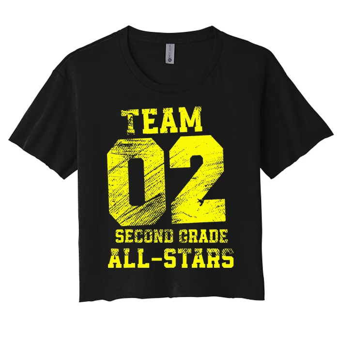 Team 2nd Grade Allstars Women's Crop Top Tee