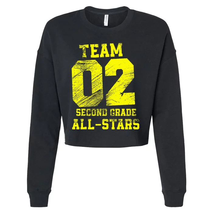 Team 2nd Grade Allstars Cropped Pullover Crew