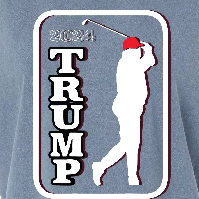 Trump 2024 Golf Garment-Dyed Women's Muscle Tee