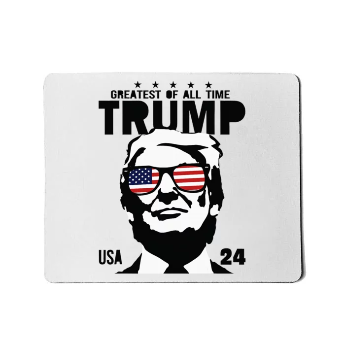 Trump 2024 Goat Never Surrender Bulletproof Teflon Don Mousepad