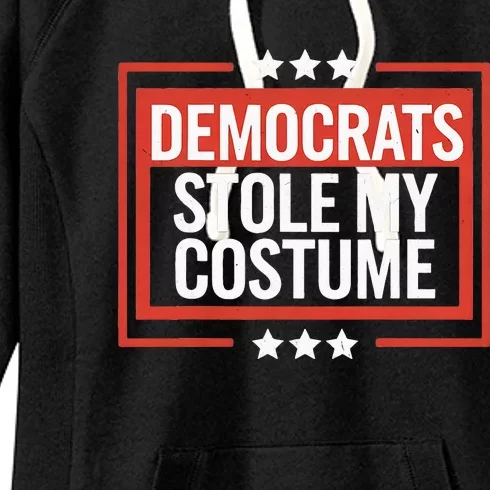 Trump 2024 Halloween Costume Democrats Stole My Costume Women's Fleece Hoodie