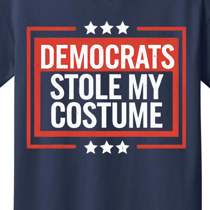 Trump 2024 Halloween Costume Democrats Stole My Costume Kids T-Shirt