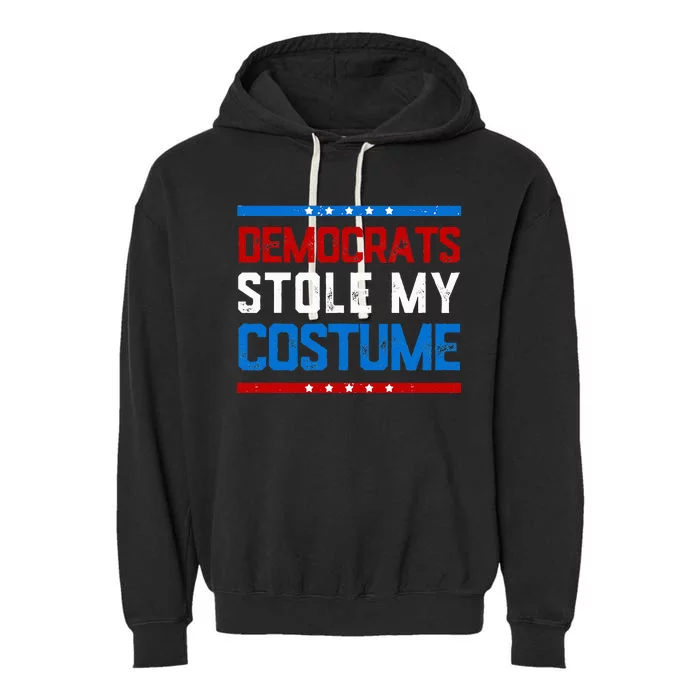 Trump 2024 Halloween Costume Democrats Stole My Costume Garment-Dyed Fleece Hoodie