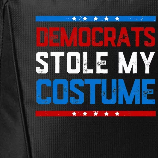 Trump 2024 Halloween Costume Democrats Stole My Costume City Backpack