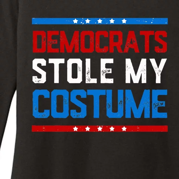 Trump 2024 Halloween Costume Democrats Stole My Costume Womens CVC Long Sleeve Shirt