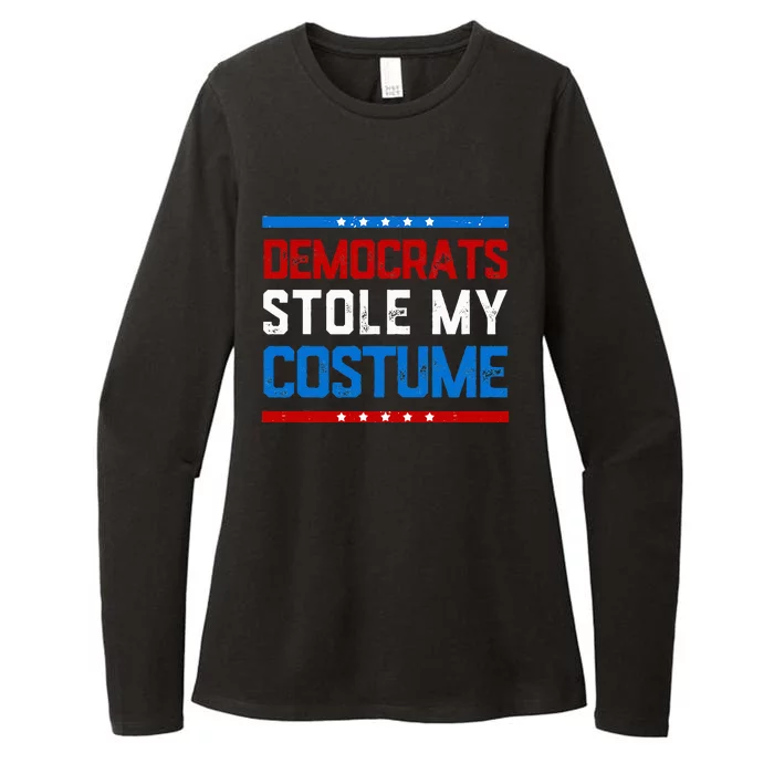 Trump 2024 Halloween Costume Democrats Stole My Costume Womens CVC Long Sleeve Shirt