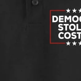 Trump 2024 Halloween Costume Democrats Stole My Costume Dry Zone Grid Performance Polo