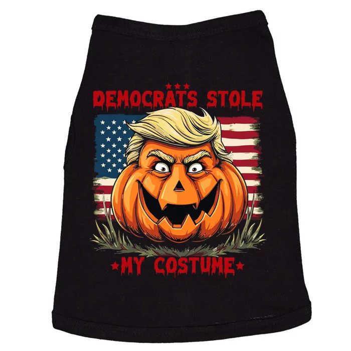 Trump 2024 Halloween Costume Democrats Stole My Costume Doggie Tank