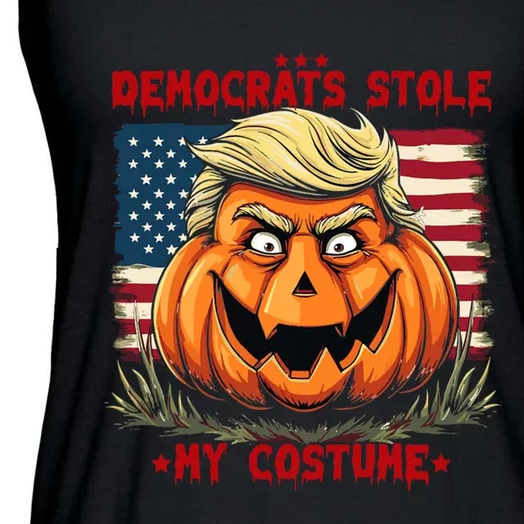 Trump 2024 Halloween Costume Democrats Stole My Costume Ladies Essential Flowy Tank