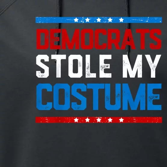 Trump 2024 Halloween Costume Democrats Stole My Costume Performance Fleece Hoodie