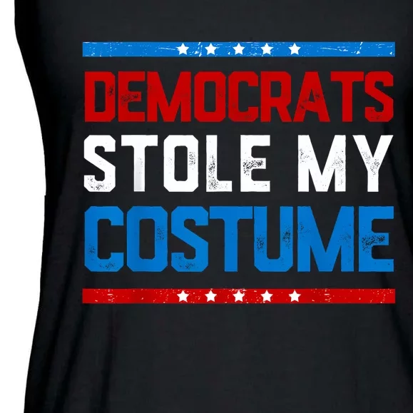 Trump 2024 Halloween Costume Democrats Stole My Costume Ladies Essential Flowy Tank