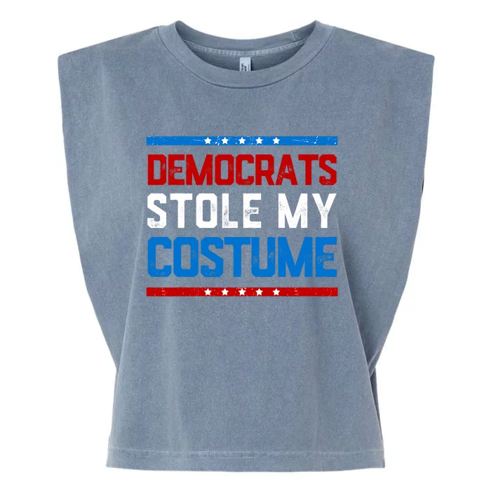 Trump 2024 Halloween Costume Democrats Stole My Costume Garment-Dyed Women's Muscle Tee