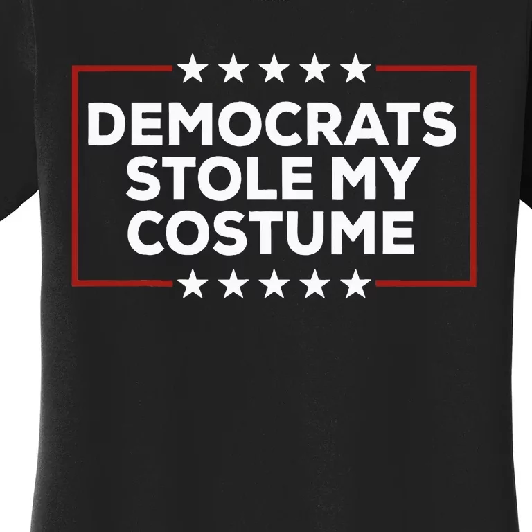 Trump 2024 Halloween Costume Democrats Stole My Costume Women's T-Shirt