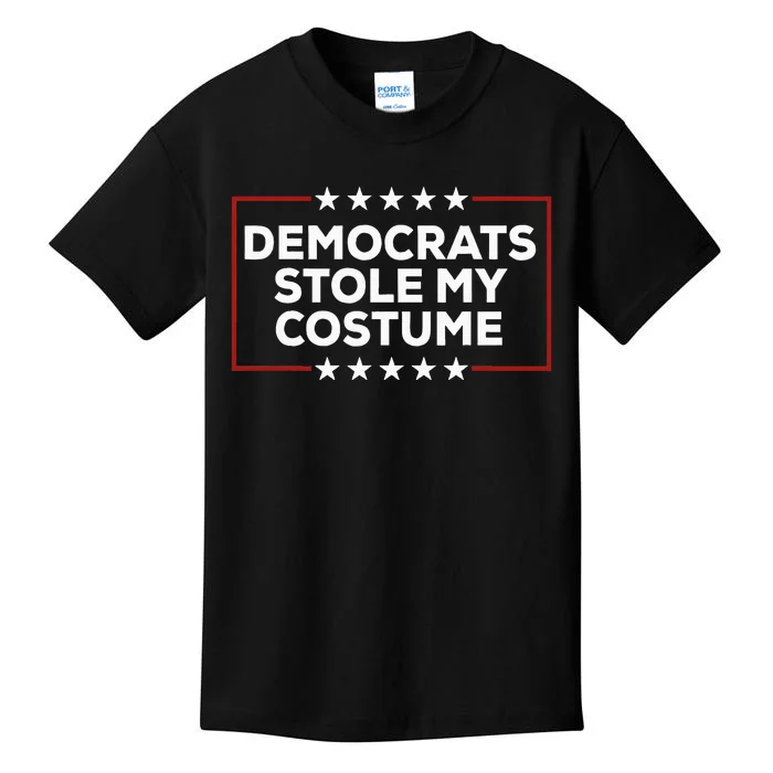 Trump 2024 Halloween Costume Democrats Stole My Costume Kids T-Shirt