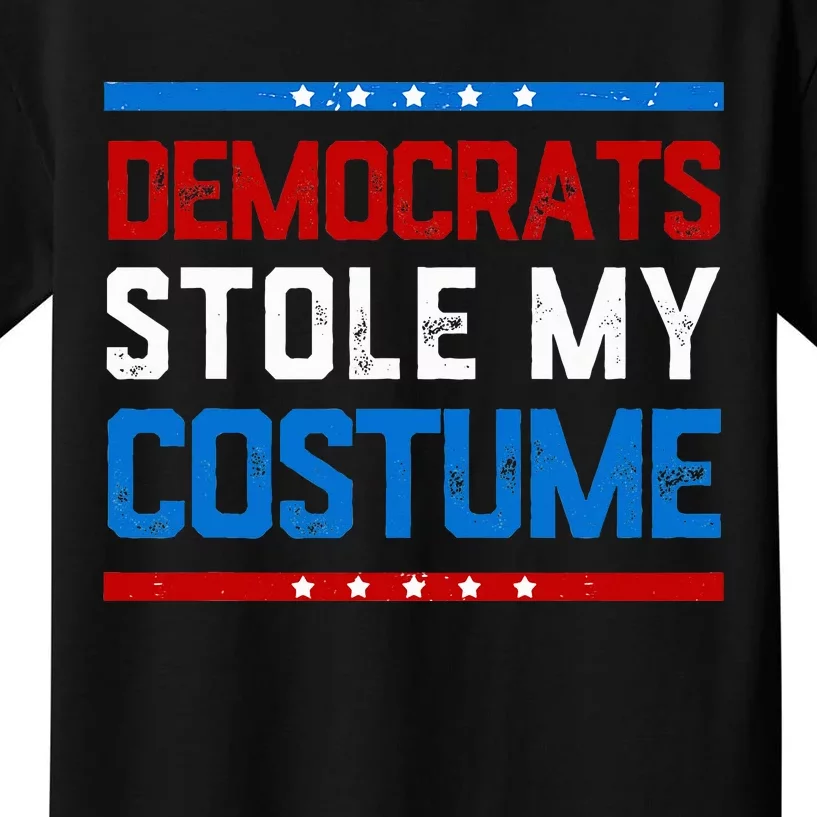 Trump 2024 Halloween Costume Democrats Stole My Costume Kids T-Shirt