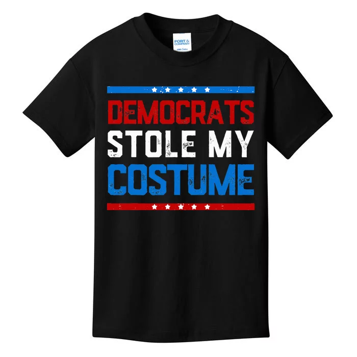 Trump 2024 Halloween Costume Democrats Stole My Costume Kids T-Shirt